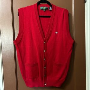 CROCODILE Red Vest XL